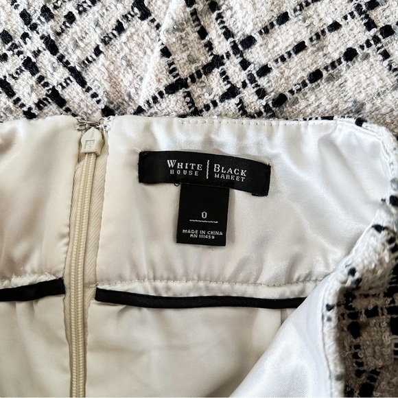 White House Black Market Tweed Pencil Skirt - Picture 7 of 8